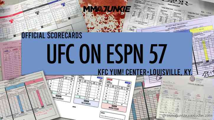 UFC on ESPN 57: Official scorecards from Louisville