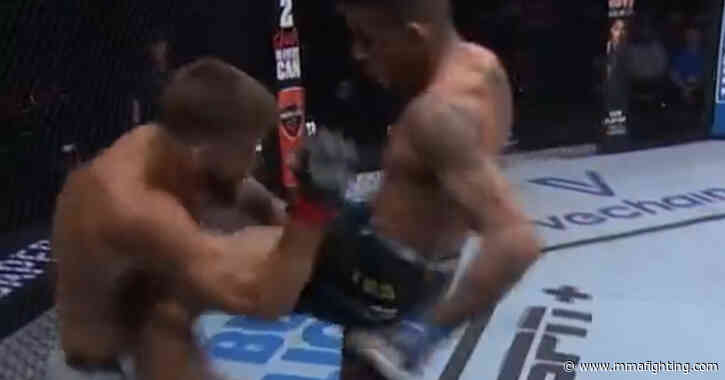 Watch Carlos Prates obliterate Charles Radtke with brutal knee to the body at UFC Louisville