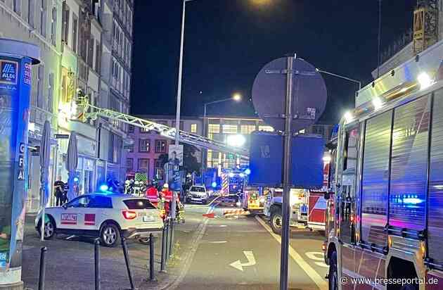POL-PDTR: Feuerwehr, Polizei und ein mutiger Bürger verhindern Gebäudebrand im Bahnhofsviertel und retten Person aus Lebensgefahr