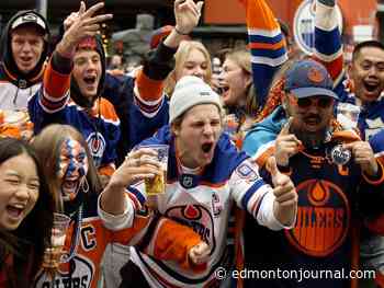 Oilers fans pack Moss Pit for Game 1 of Stanley Cup Final