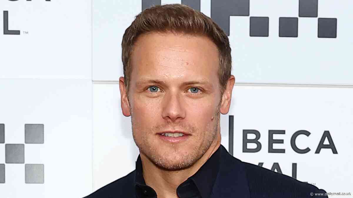 Outlander star Sam Heughan shares video of Taylor Swift performing in Edinburgh with show's theme song DUBBED over it... after joking singer will leave Travis Kelce for HIM