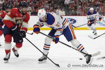 Edmonton Oilers fall short against poise of experienced Florida Panthers, drop Game 1 of Cup final