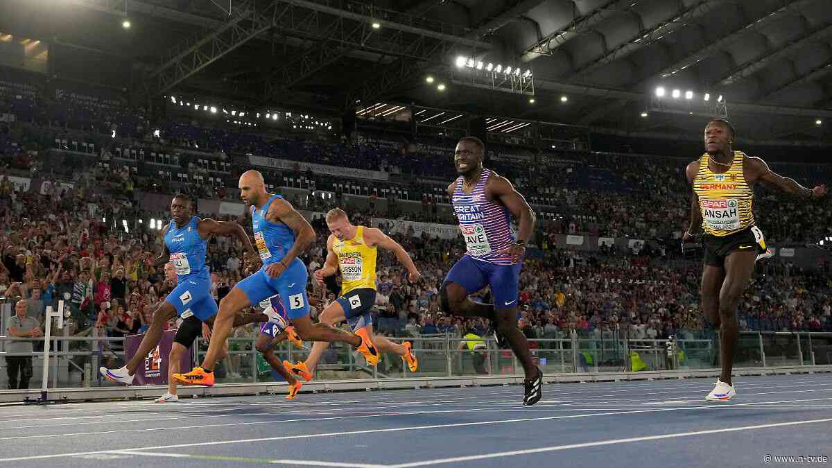 DLV-Sprinter im 100-Meter-Finale: Sensations-Olympiasieger lässt EM-Publikum durchdrehen