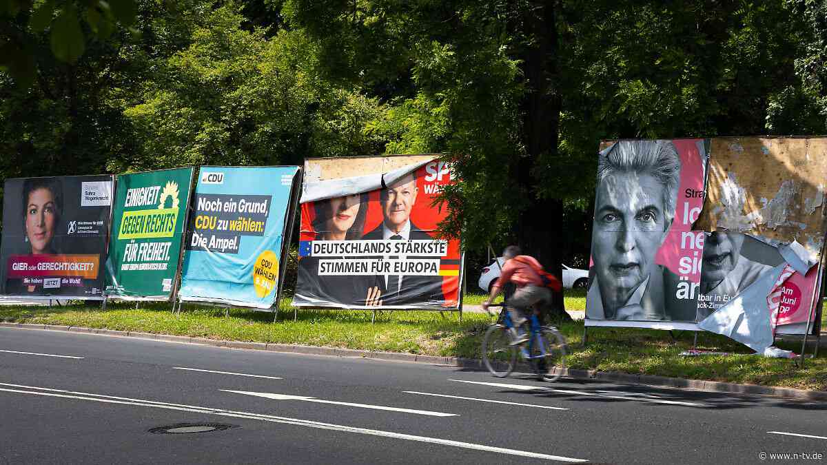 Kommunalwahlen parallel: Union kann bei Europawahl auf Sieg hoffen