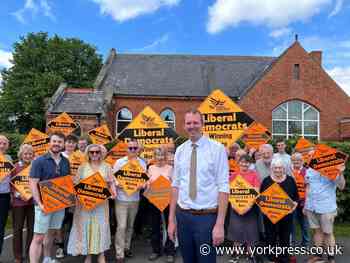 Lib Dem Andrew Hollyer launches bid to become York Outer MP