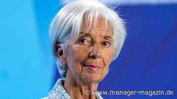 Christine Lagarde: EZB-Präsidentin will bei Leitzinsen Fuß auf Bremse lassen