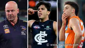 Coach’s seat warming; quietly falling apart; the two seed? AFL Rd 13 Three Word Analysis
