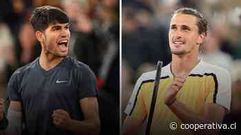 Carlos Alcaraz y Alexander Zverev definen al campeón de Roland Garros
