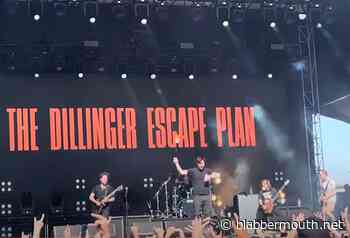 Watch: THE DILLINGER ESCAPE PLAN Plays First Reunion Concert At California's NO VALUES Festival