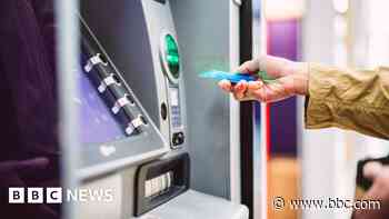 Town's cash machines 'running out of money'