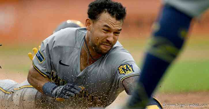 Brewers win hectic game after Peralta struggles, offense persists