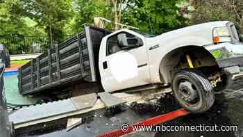 Truck removed from Brookfield swimming pool
