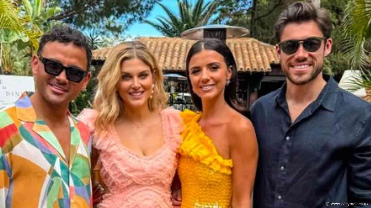 Inside Ryan Thomas' 40th weekend: Lucy Mecklenburgh stuns in a yellow dress as she throws lavish bash in Portugal for her fiancé with celeb guests including Ashley James