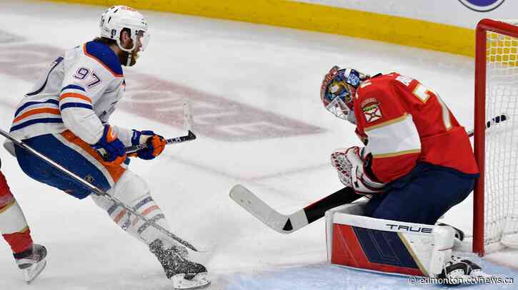 Oilers overpowered by the poise of experienced Florida Panthers, drop Game 1 of Cup final
