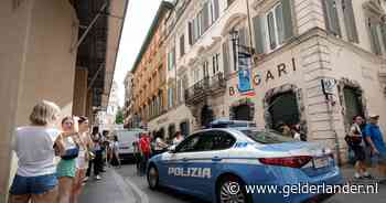 Juwelenroof bij Bulgari in Rome: inbrekers gaan door riool en gat in muur en maken buit van 500.000 euro