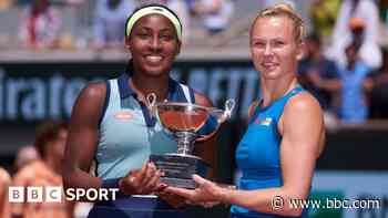 Gauff and Siniakova win first French Open doubles title