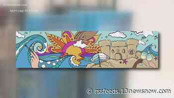 Virginia Beach art teacher chosen to paint mural commemorating 50th Neptune Festival