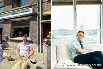 Paul Van Tigchelt dag voor verkiezingen nog op café bij Fien Hein in Lille: “Een bangelijk café”