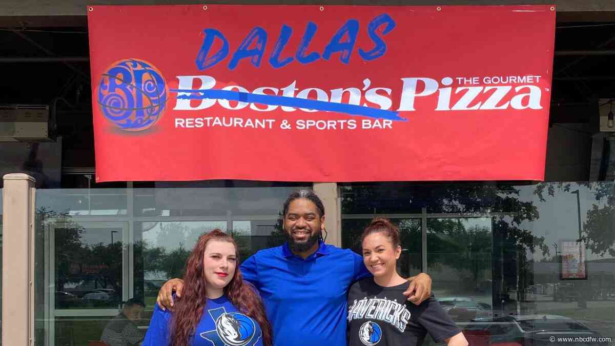 Pizza restaurant changes name to show support during NBA Finals