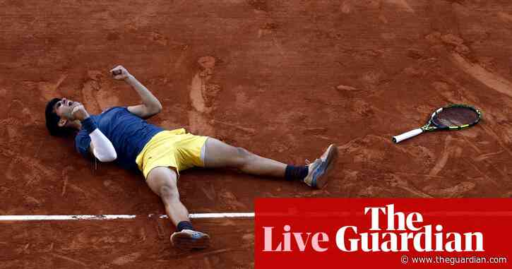 Carlos Alcaraz beats Alexander Zverev in five sets to win his first French Open – live