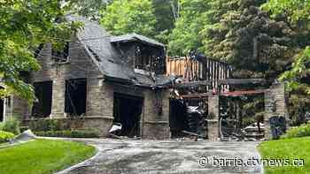Overnight garage fire causes extensive damage to home near Bradford West Gwillimbury