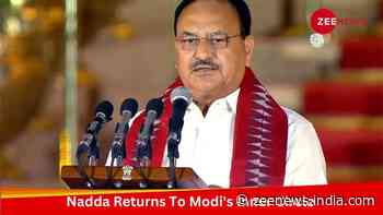 From BJP Chief To Cabinet: JP Nadda Returns To Modi`s Inner Circle