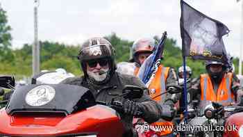 Police hail 20,000 motorcyclists who rode across the country in memory of Hairy Biker Dave Myers as huge tribute goes off without trouble