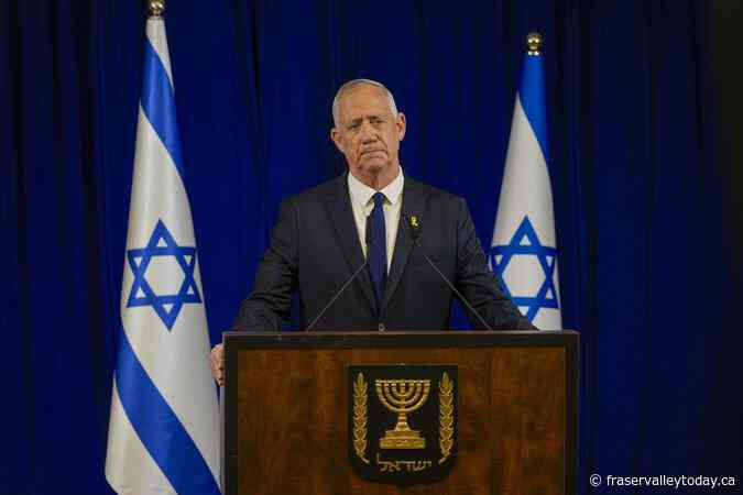 Centrist Benny Gantz, a member of Israel’s war Cabinet, resigns over lack of plans for postwar Gaza