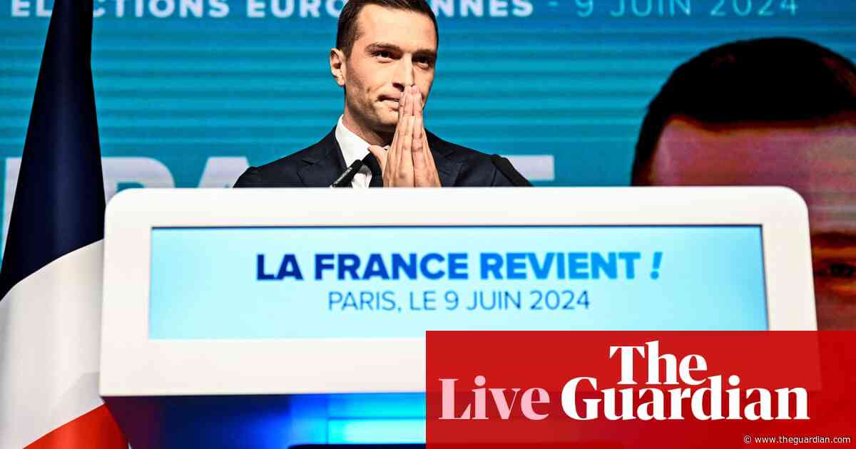 EU elections 2024 live: Far-right leading in France after significant gains, according to estimate