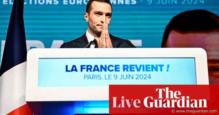 EU elections 2024 live: Far-right leading in France after significant gains, according to estimate