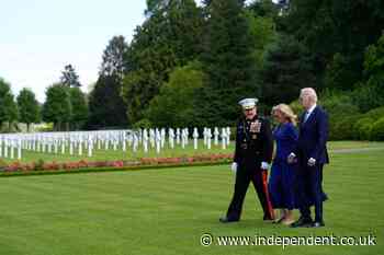 Biden and first lady visit French war cemetery that Trump snubbed on 2018 trip