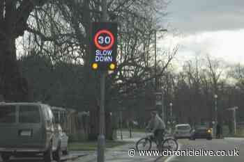 Warning digital speed sign readings on UK roads could lead to police action