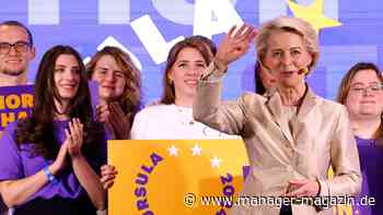 Europawah: EVP mit Ursula von der Leyen liegen laut Prognose vorn