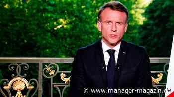 Frankreich: Emmanuel Macron kündigt Neuwahlen an