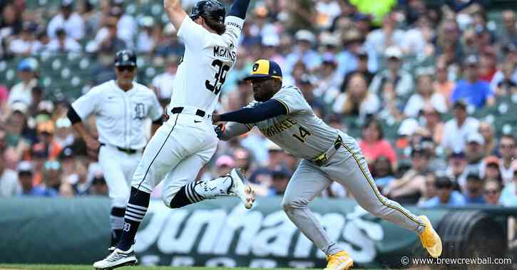 Brewers blown out by Tigers 10-2