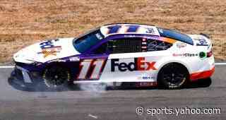 Denny Hamlin out early with engine trouble at Sonoma