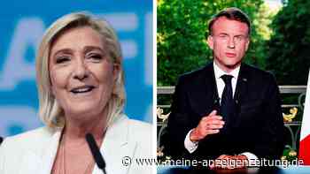 Europawahl-Beben in Frankreich: Macron löst Parlament auf – wegen Le Pens Erdrutsch-Sieg