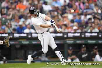Tigers score 8 runs in 5th inning to back Tarik Skubal in 10-2 rout of Brewers