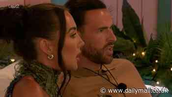 Love Island fans fume as Ronnie gives Jess 'the worst apology ever' for THAT awkward recoupling speech and call him 'tactless' by refusing to look at her and cracking straight on with Harriett