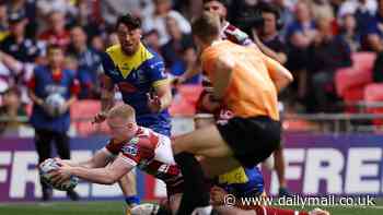 'He was a great player and it was great to do that for his family': Zach Eckersley dedicates his try in Wigan's Challenge Cup final success against Warrington to Rob Burrow
