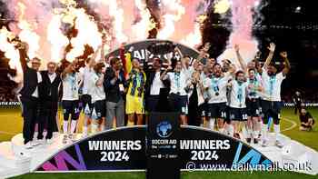 It's come home! England FINALLY end their Soccer Aid five-match losing streak as Robbie Williams' men beat World XI 6-3 with history-maker Ellen White and Steven Bartlett among the scorers in Stamford Bridge thriller