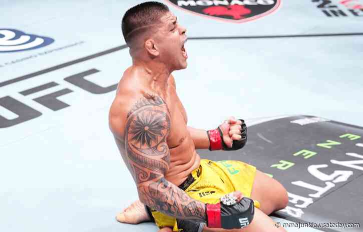 Brunno Ferreira calls for Bo Nickal after spinning-elbow KO at UFC on ESPN 57
