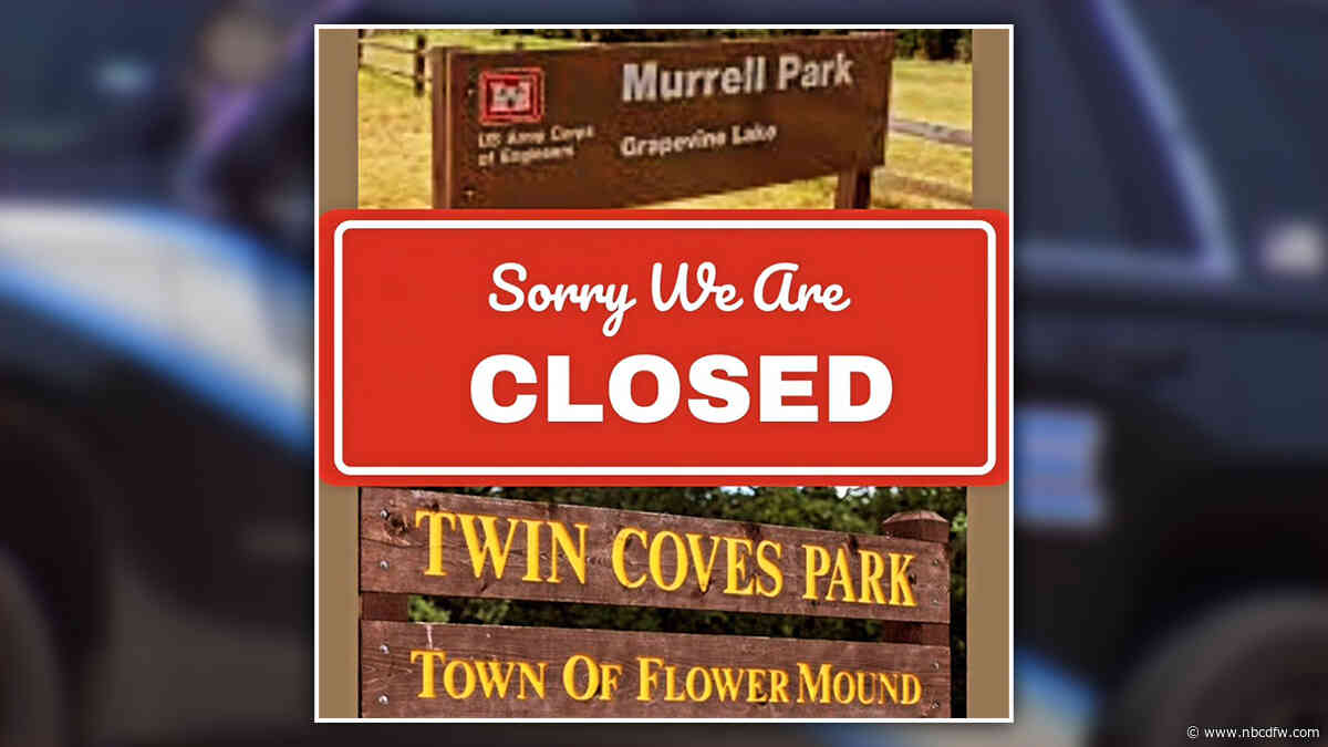 Flooding closes two Flower Mound parks with no reopening date
