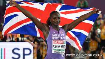 Dina Asher-Smith storms to victory in 100m at the European Championships, claiming her first major title in FIVE-YEARS