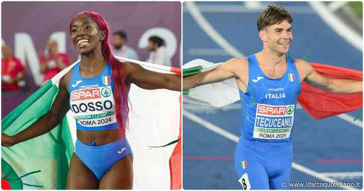 Europei di atletica, altre due medaglie per gli azzurri: bronzo per Dosso nei 100 metri e per Tecuceanu negli 800 metri