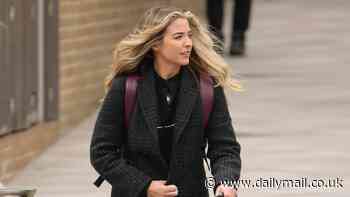 Gemma Atkinson leaves Sunday Brunch with her suitcase in tow as she prepares to swap London for Manchester after appearance on Channel 4 show