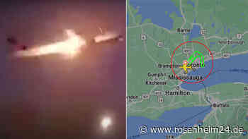 „Heilige Scheiße“: Boeing-Maschine spuckt kurz nach dem Start Flammen – Notlandung