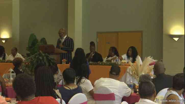 Mothers who have lost children to violence join together at community meeting Sunday