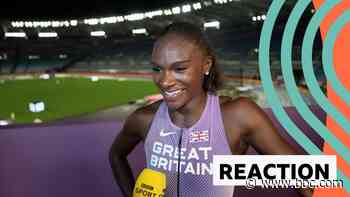 'That was a bit hairy!' - Asher-Smith on 100m gold