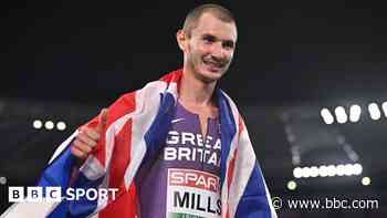 Mills & Glave earn GB's first medals as Jacobs wins 100m